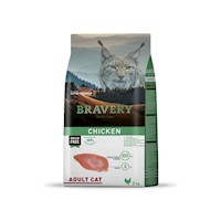 Alimento para Gatos Adultos Bravery Pollo 2 Kg
